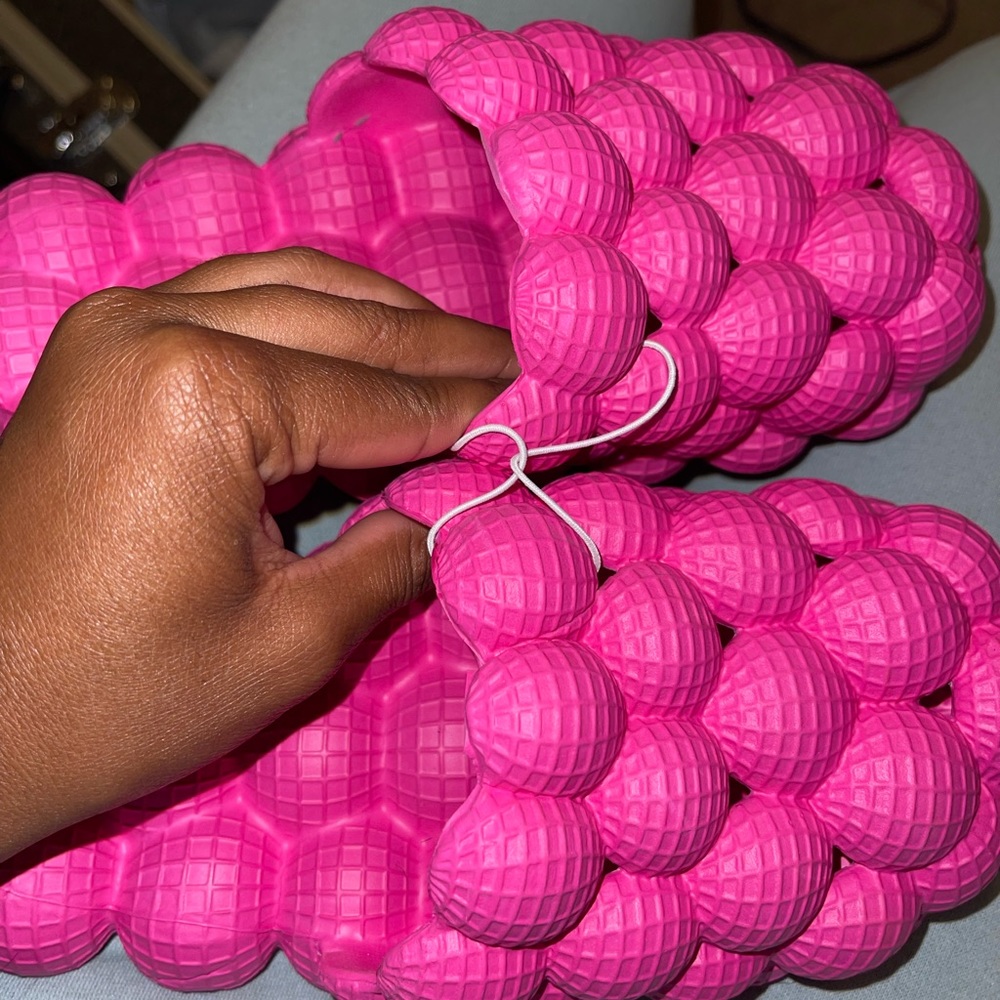 Pink Golf ball shoes